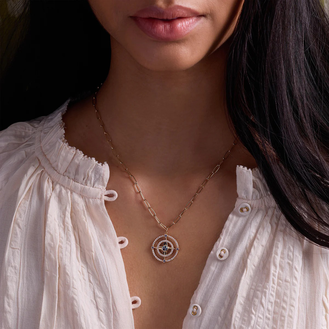 New Chapter Custom Birthstone Circle Necklace