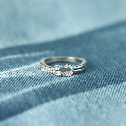 Mama Of An Angel Knot Ring