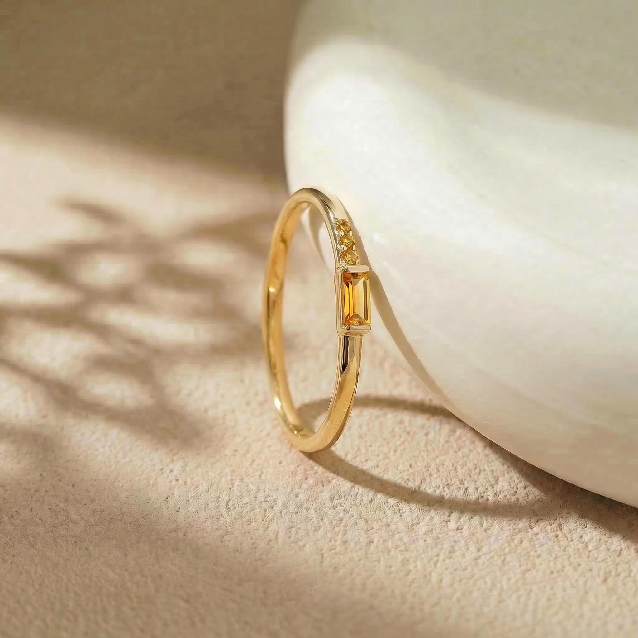 Multiple Sclerosis Awareness Nobody Fights Alone Baguette Ring
