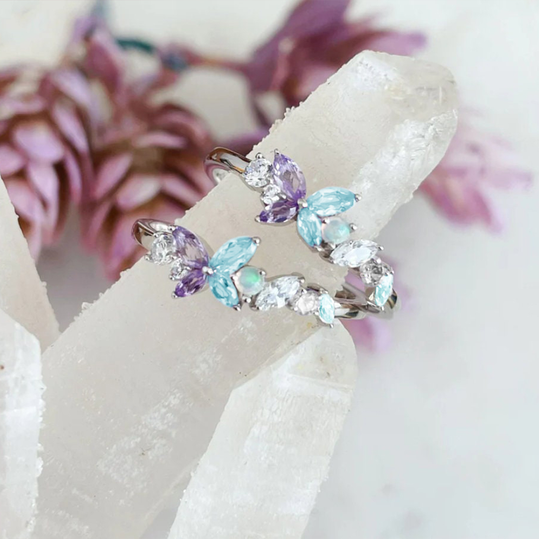 World Thyroid Day Butterfly Ring