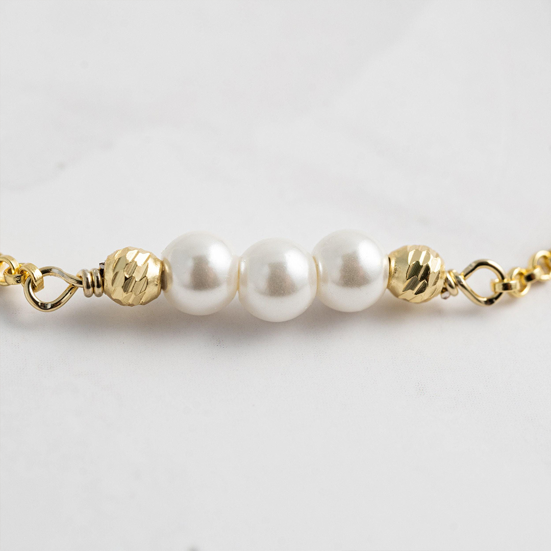 Father's Day Memorial Pearl Bracelet