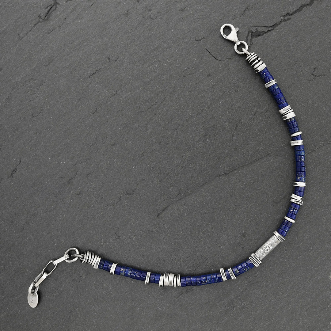 Prostate Cancer Awareness Courage Blue Bracelet