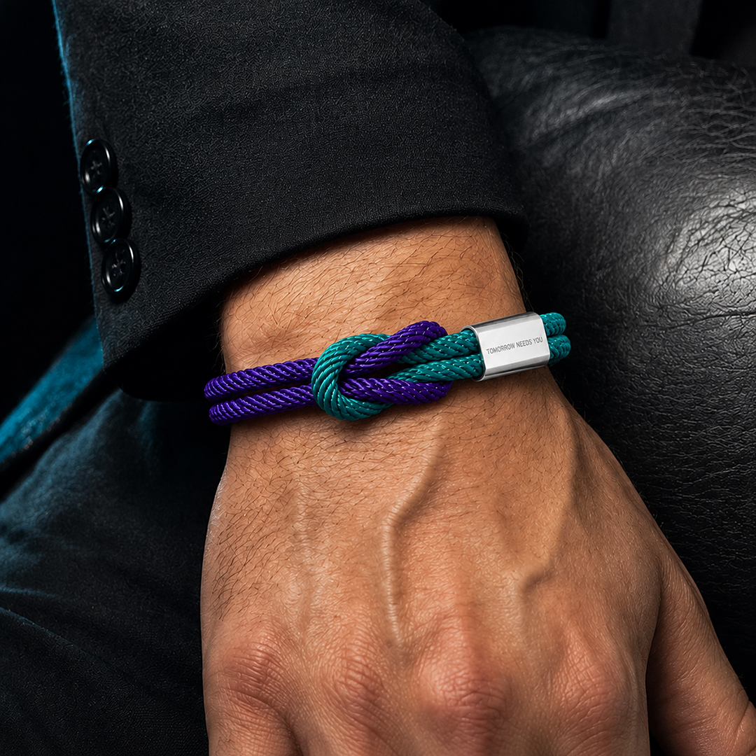 Stay — Tomorrow Needs You Engraved Bracelet