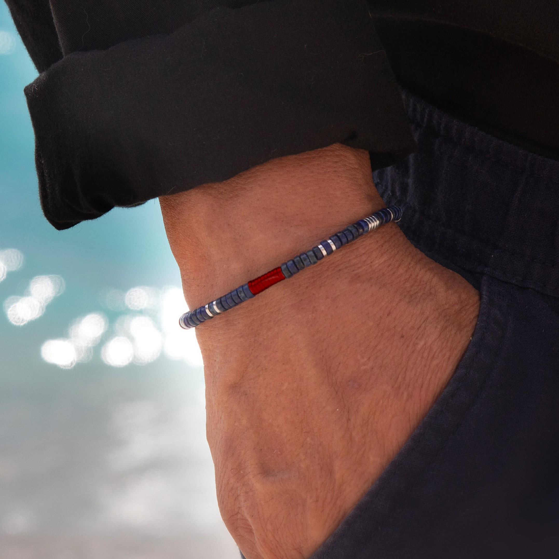World Diabetes Awareness Gift Lapis Lazuli Bracelet