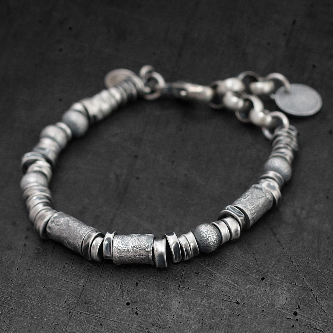 FUCK Parkinsons Grey Bead Bracelet