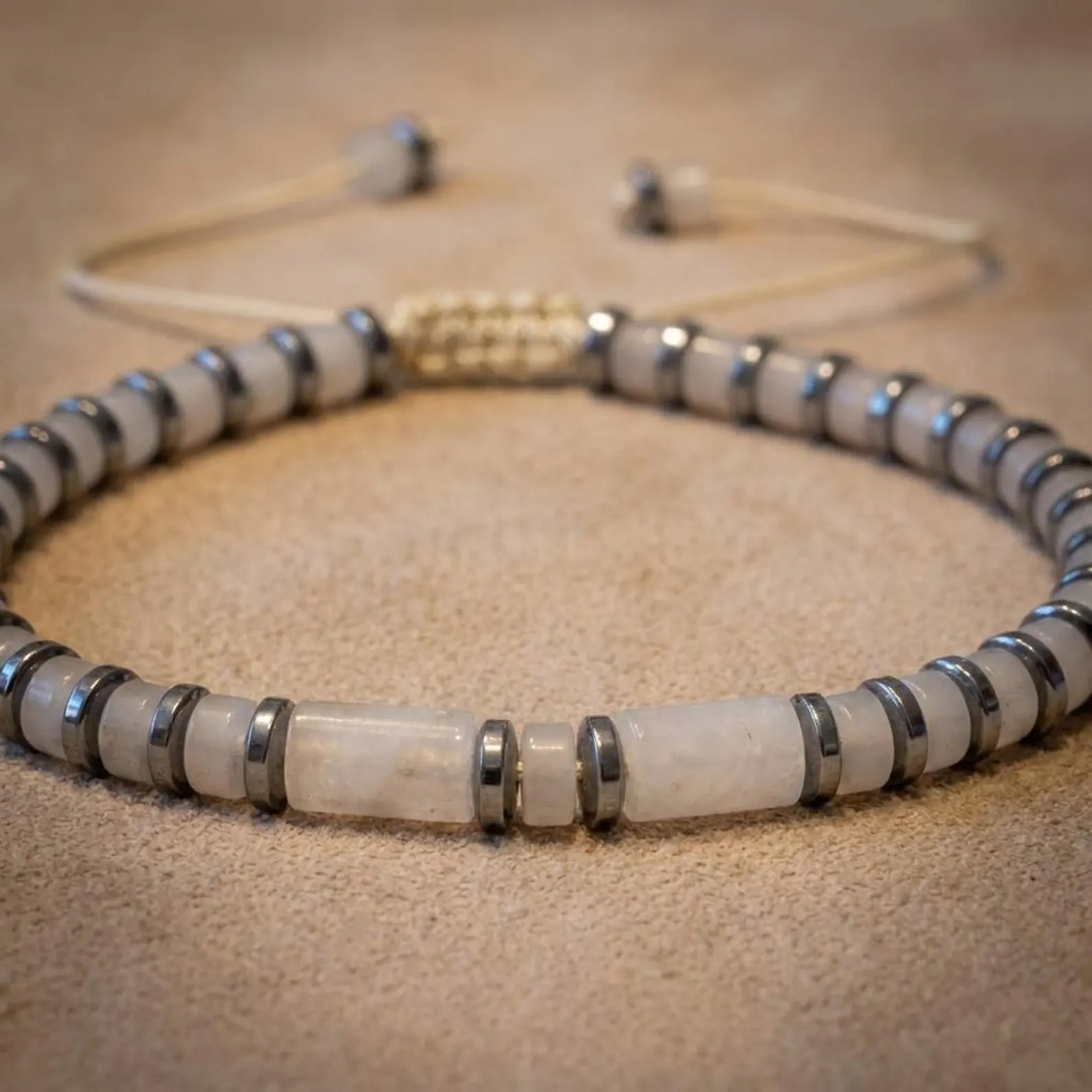 White Against Cancer Lung Cancer Awareness Bracelet