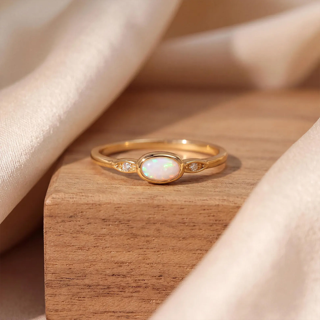 A Moment of Calm Opalite Ring