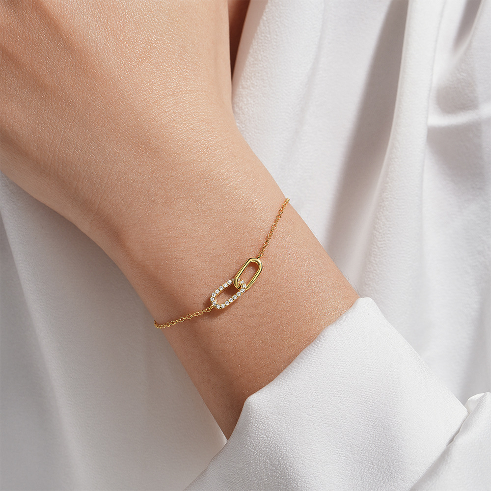Unbreakable Friendship Is An Emotional Anchor Linked Bracelet