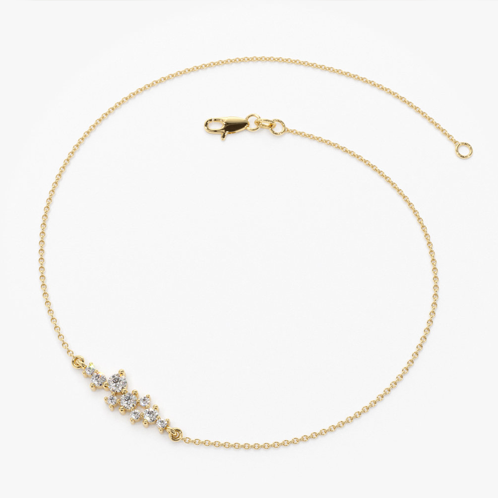 Beautifully Dainty Diamond Bracelet 