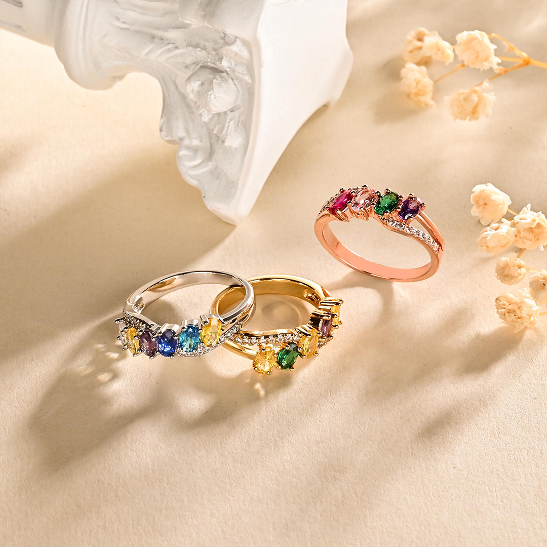 Grandma’s Tear of Joy Mother’s Day Gift Birthstone Ring