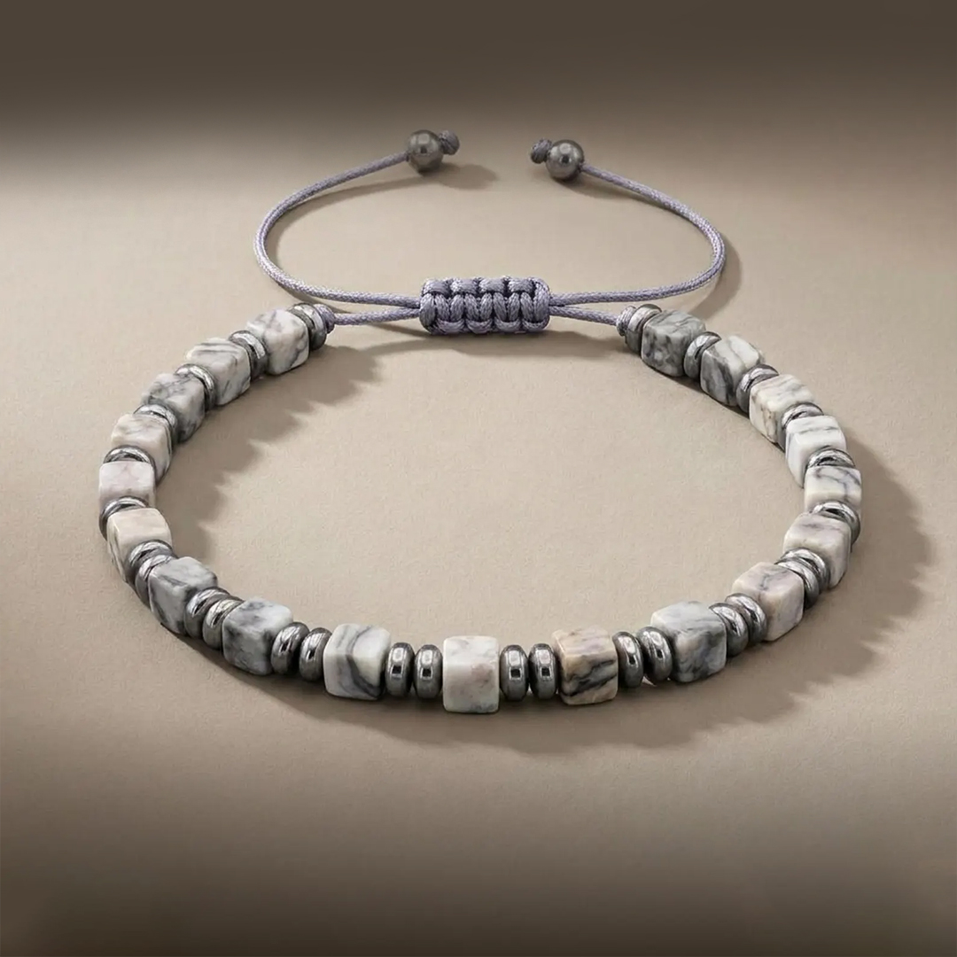 Fierce in White Lung Cancer Awareness Bracelet