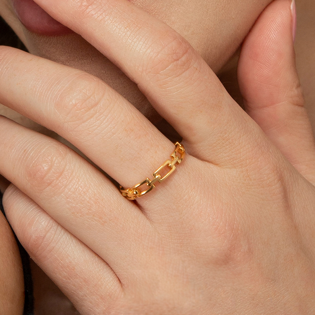 Unbreakable Mother & Daughter Chain Ring