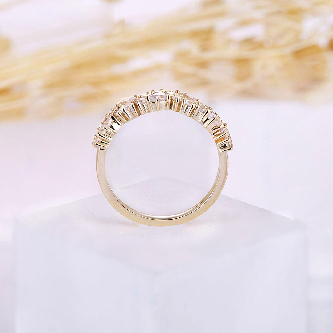 Beautifully Broken Stunning Moissanite Ring