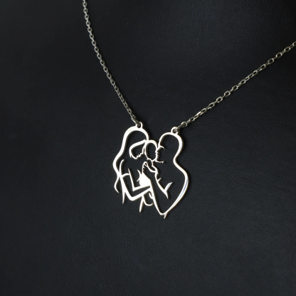 Never Apart Connection Family Necklace