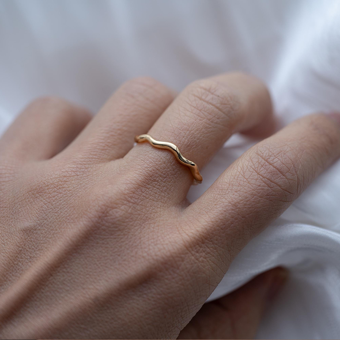 Self Love Half Baroque Keshi Pearl Ring