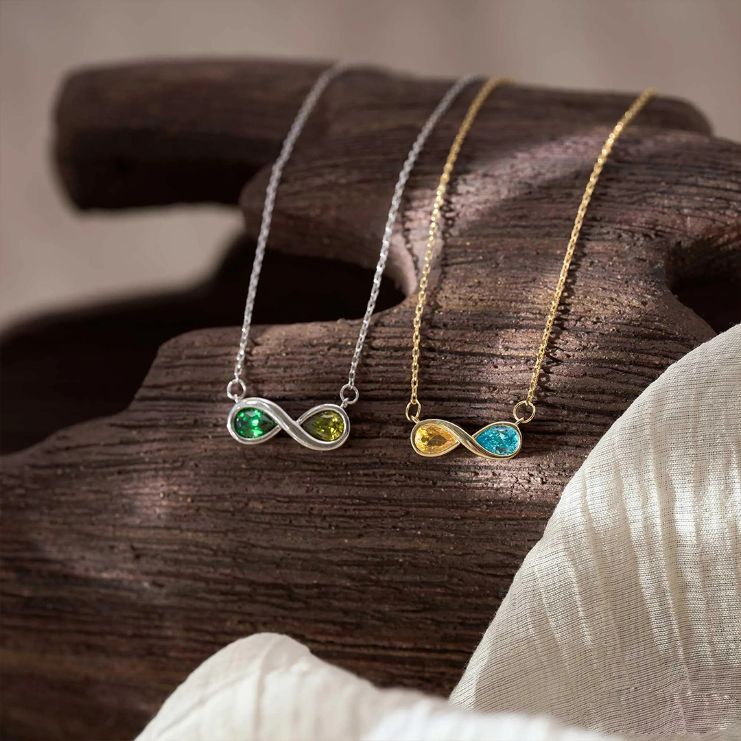 Forever Us Custom Birthstones Necklace