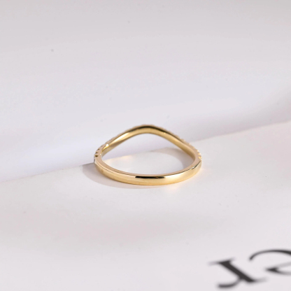 A Self-Reminder Half Eternity Ring