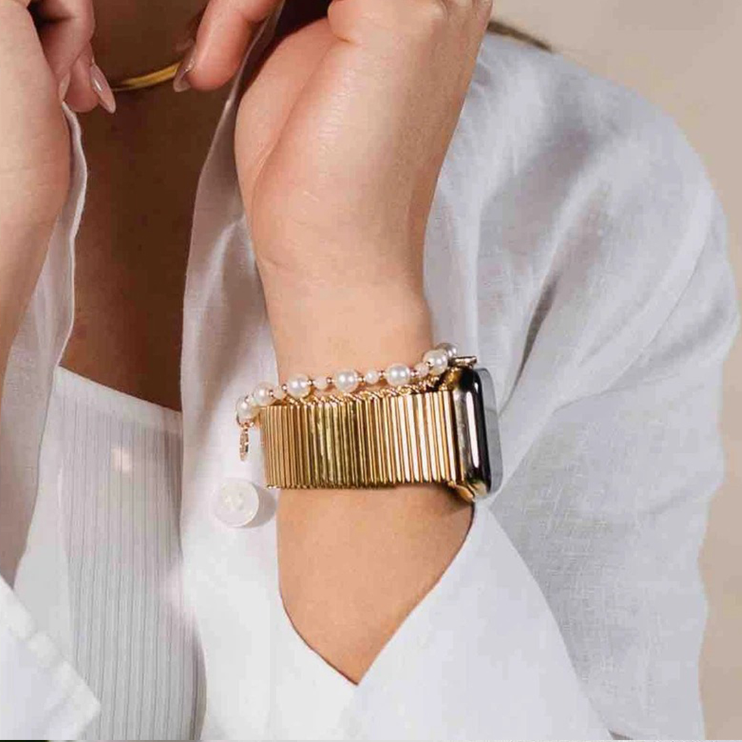 Gold Metal Apple Watch Band