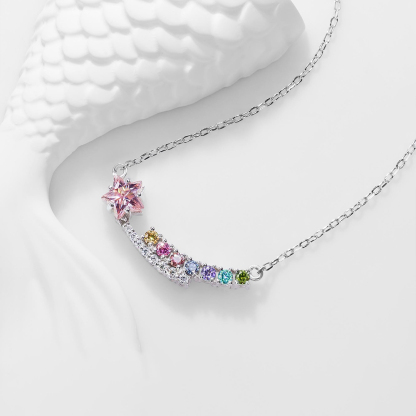 Grandma’s Shining Stars Personalized Star Necklace