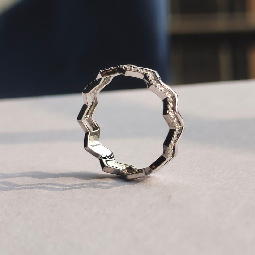 Deep Waters Faith Eternity Ring