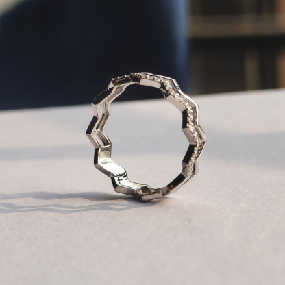 Deep Waters Faith Eternity Ring
