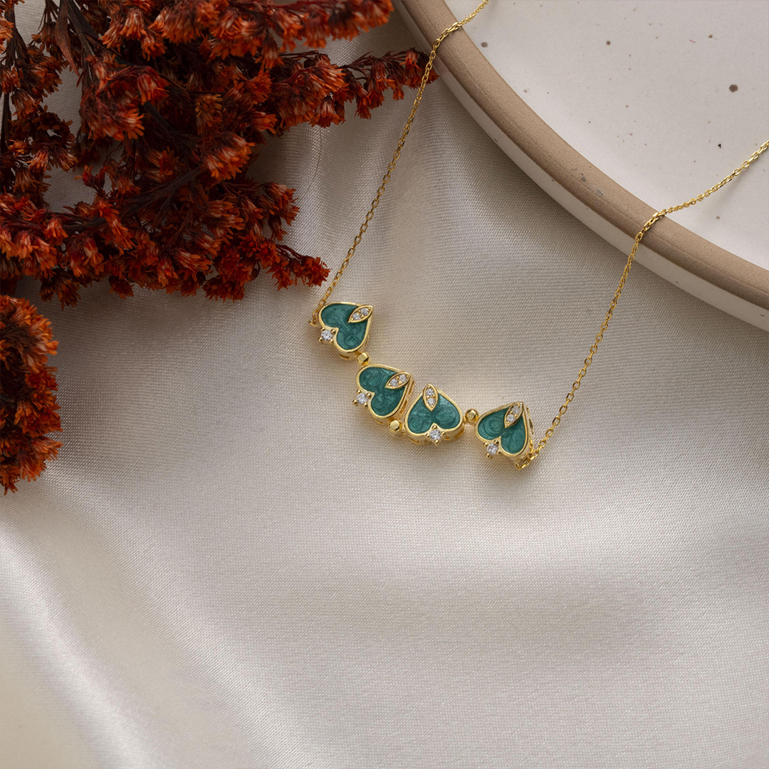 A Good Friend Is Lucky Four Leaf Clover Locket Necklace