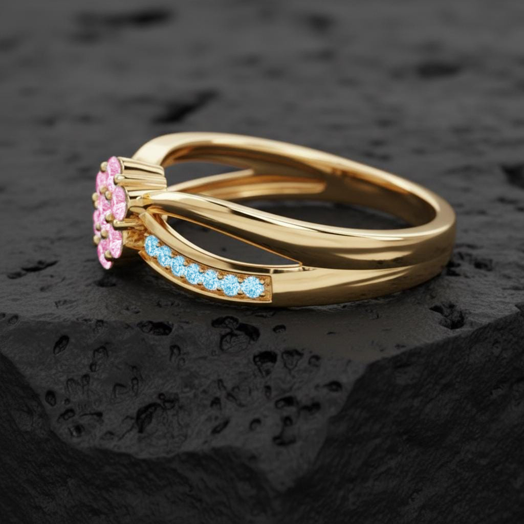 Forever My Angel Floral Ring