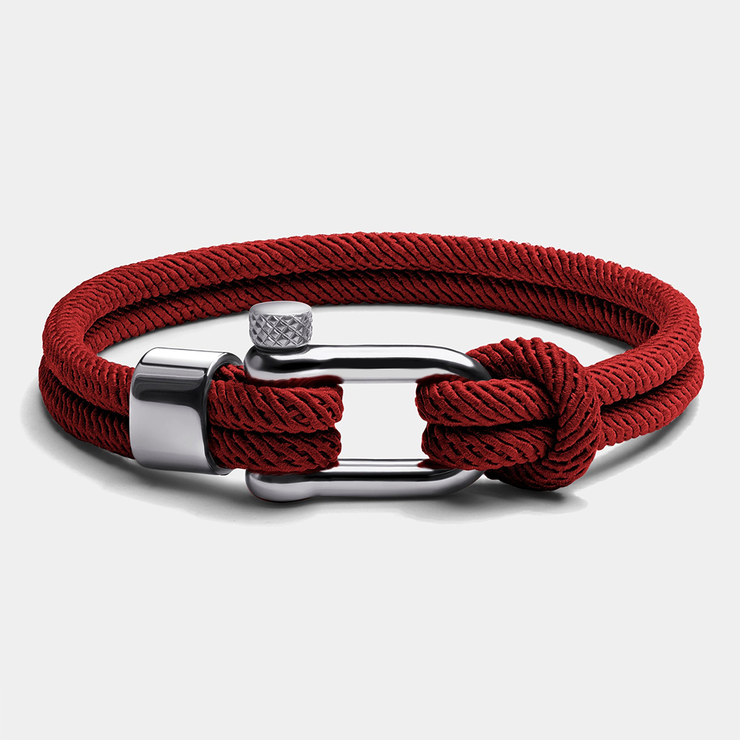 Stronger Than Stroke Red Rope Bracelet