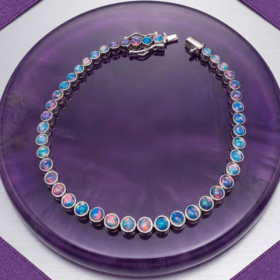 World Thyroid Day Opal Bracelet