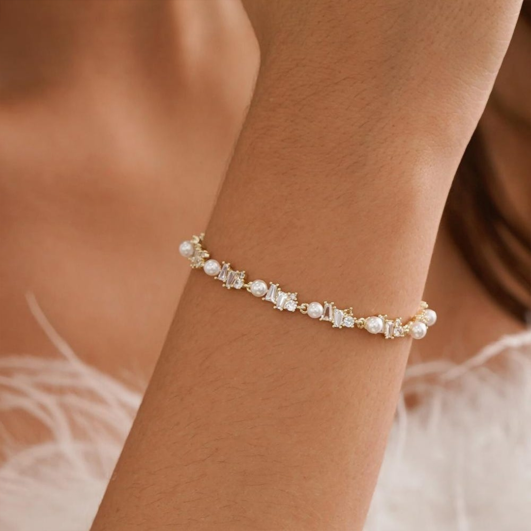 Father's Day Gift Minimalist Pearl Bracelet