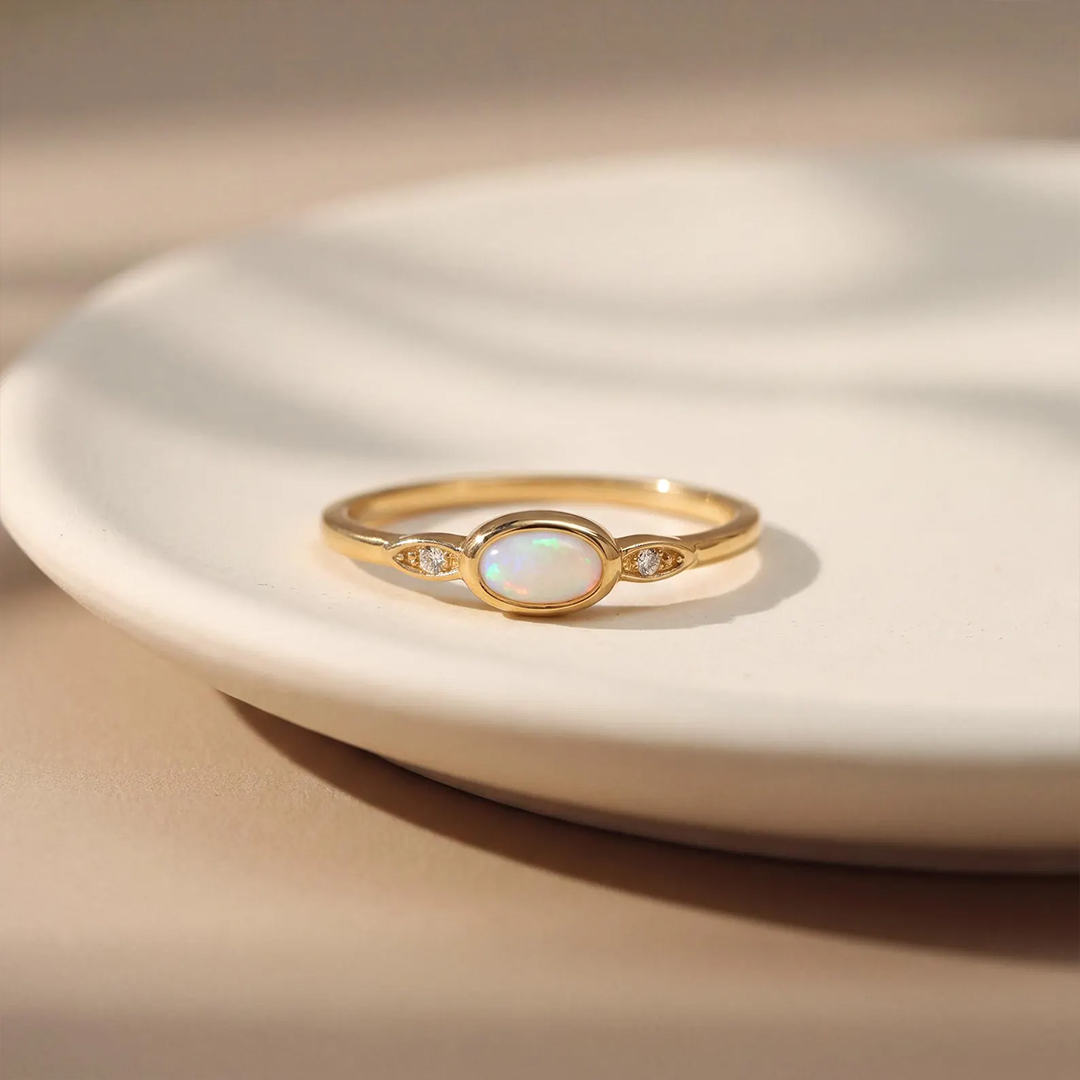 A Moment of Calm Opalite Ring