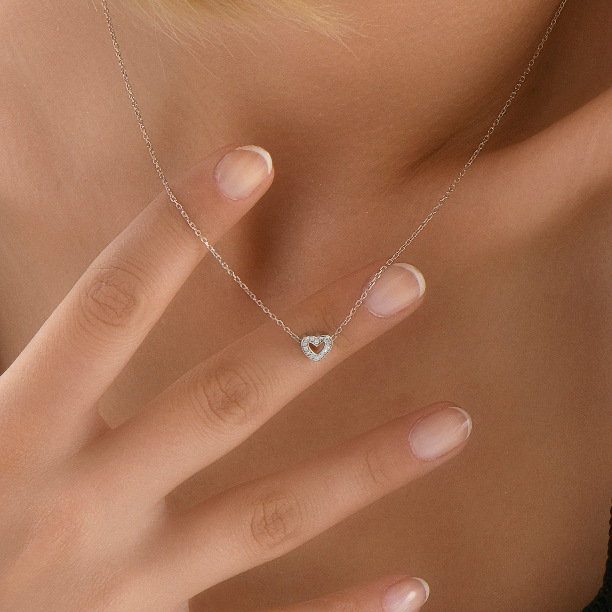 Self Love Cute Tiny Heart Necklace