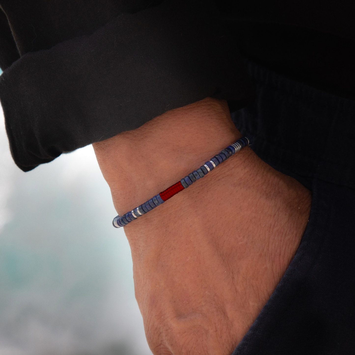 World Diabetes Awareness Gift Lapis Lazuli Bracelet