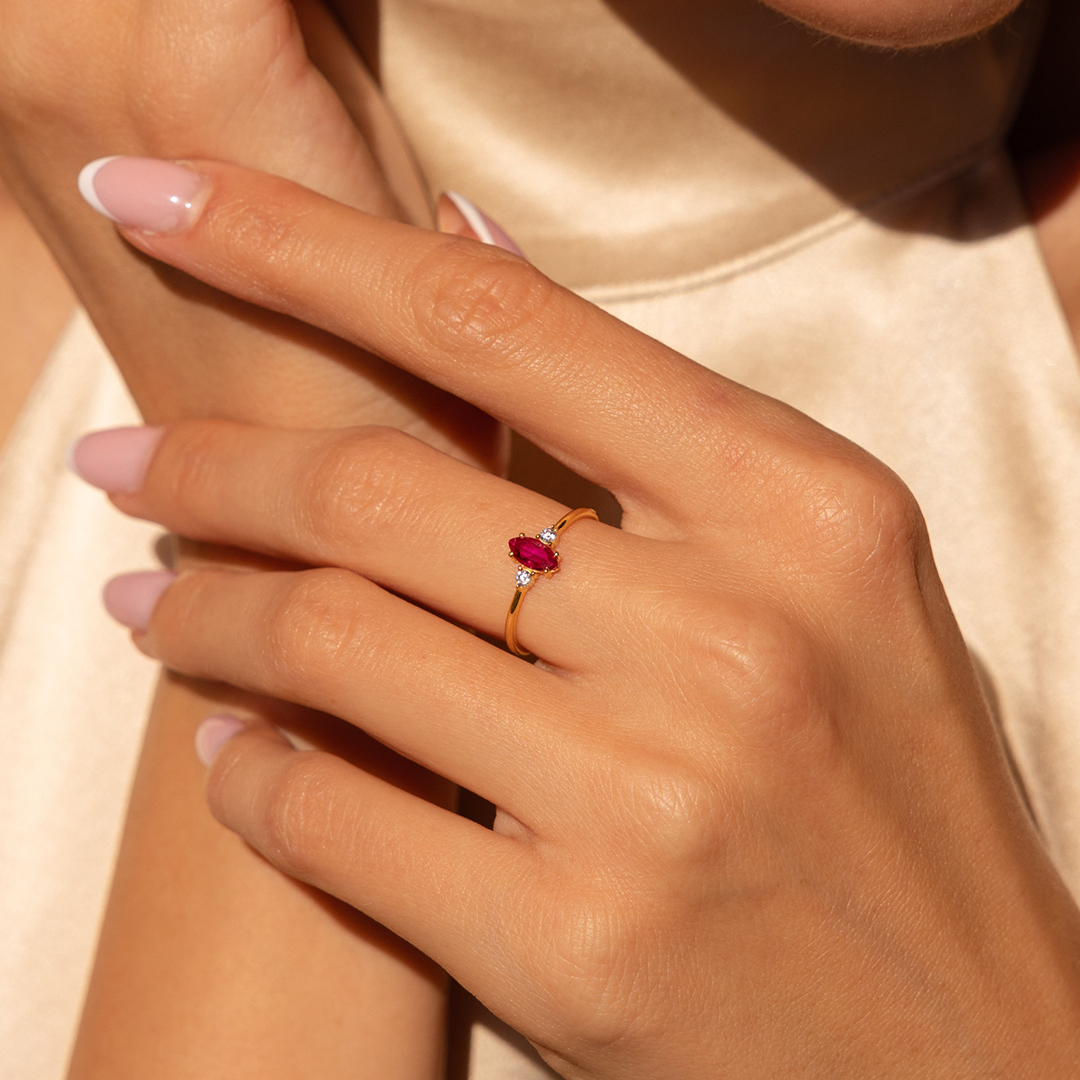Personalized Your Birthstone Self Love Ring