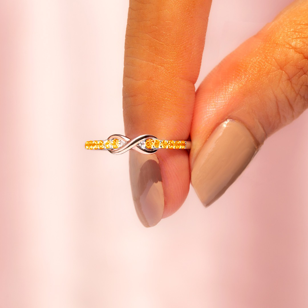 Multiple Sclerosis Awareness Infinity Ring