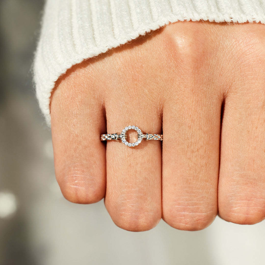 Matching Mother&Daughter Single Circle Rings