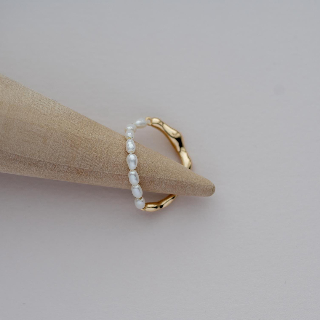 Self Love Half Baroque Keshi Pearl Ring