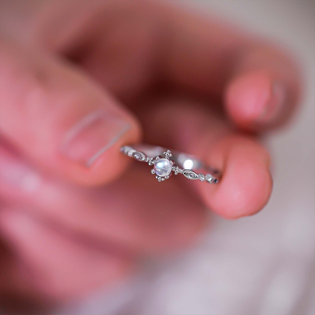 Peace Within Moonstone Ring