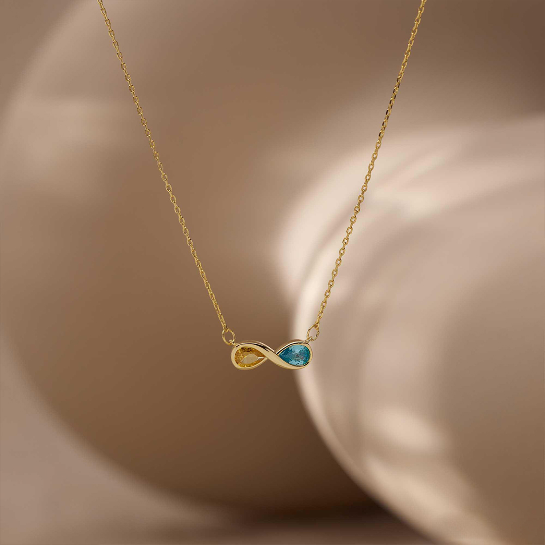 Forever Us Custom Birthstones Necklace