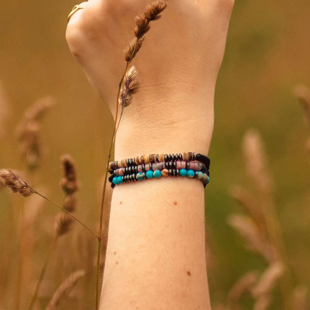 Fuck Cancer Secret Message Pink Jade Bracelet