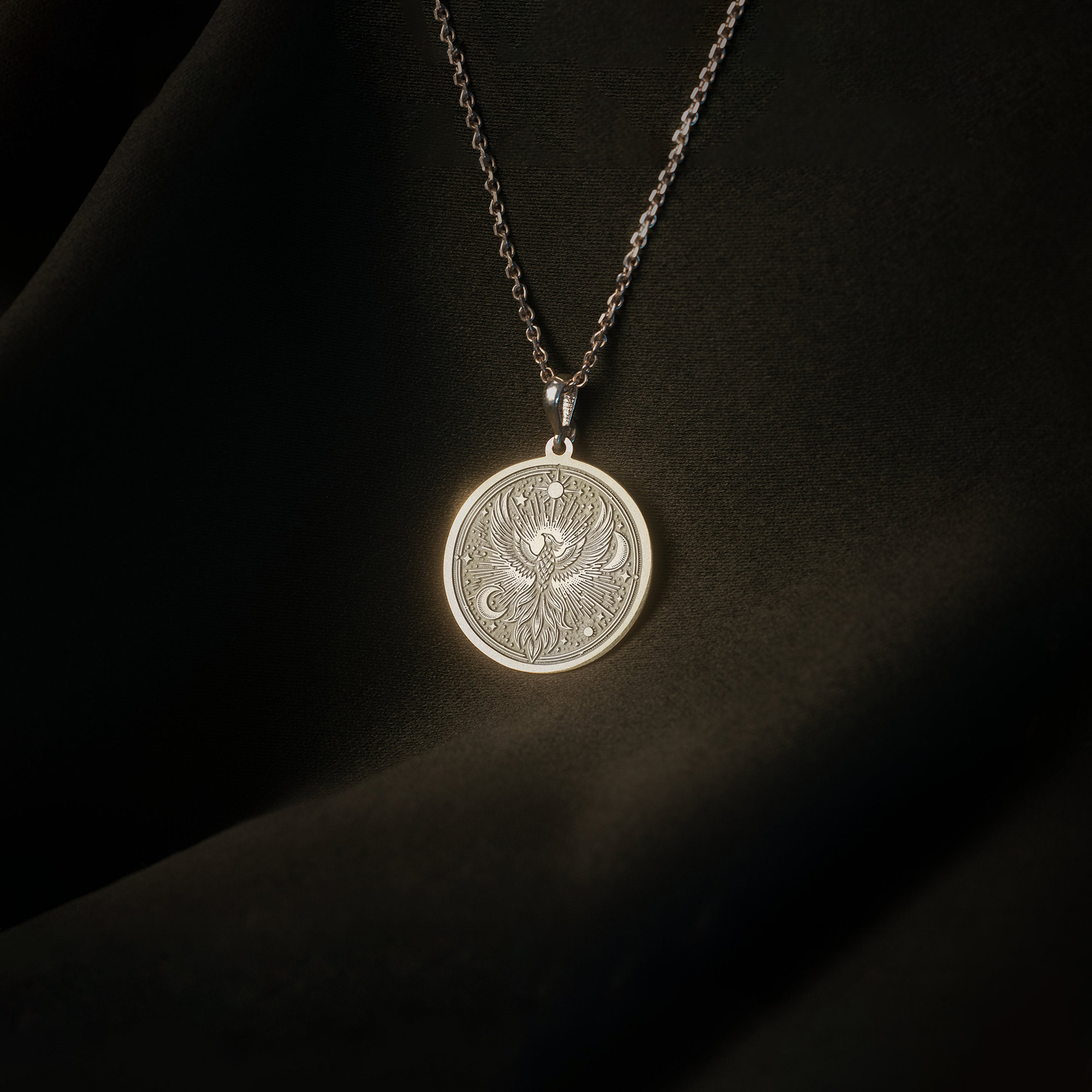 Symbol Of Rebirth Phoenix Necklace