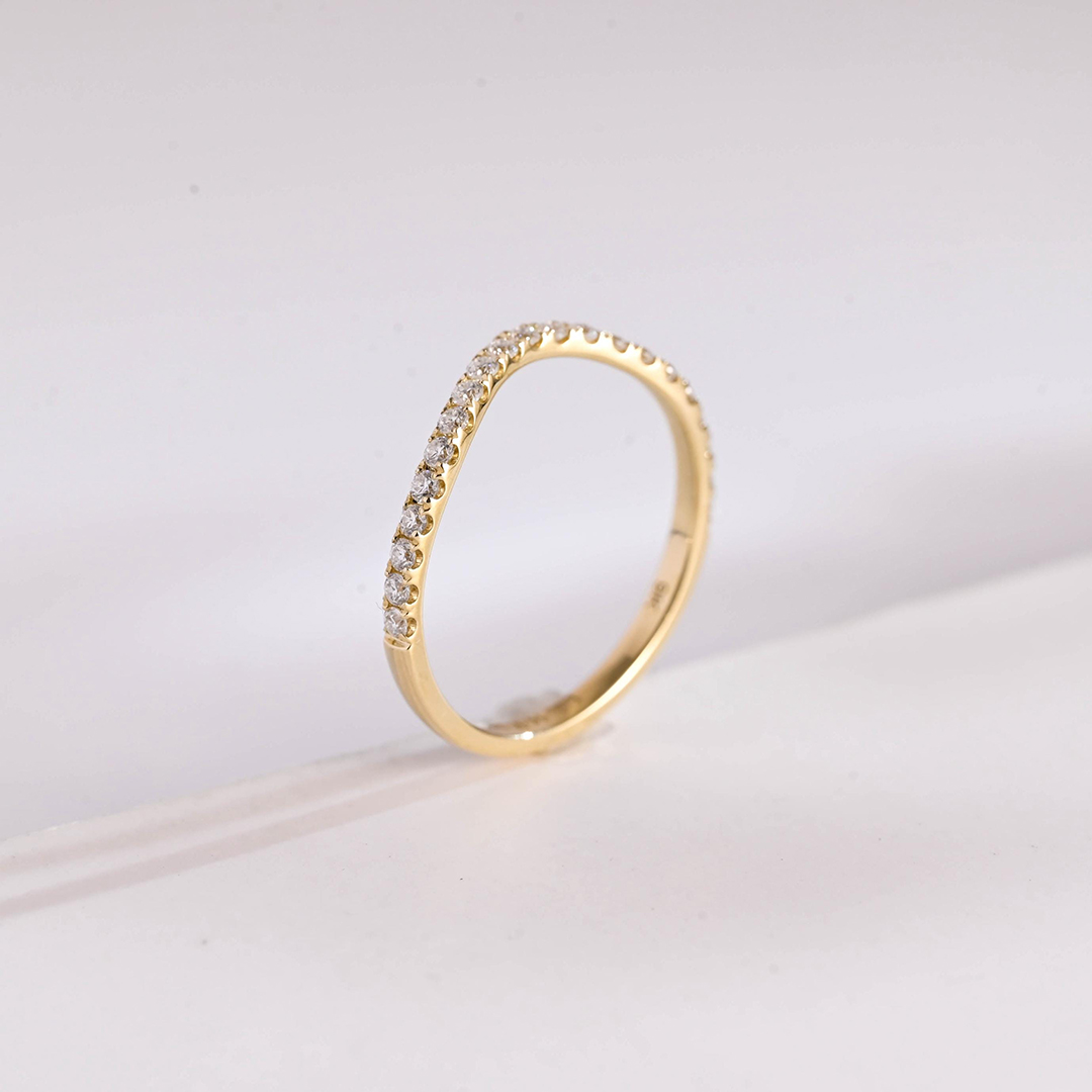 A Self-Reminder Half Eternity Ring