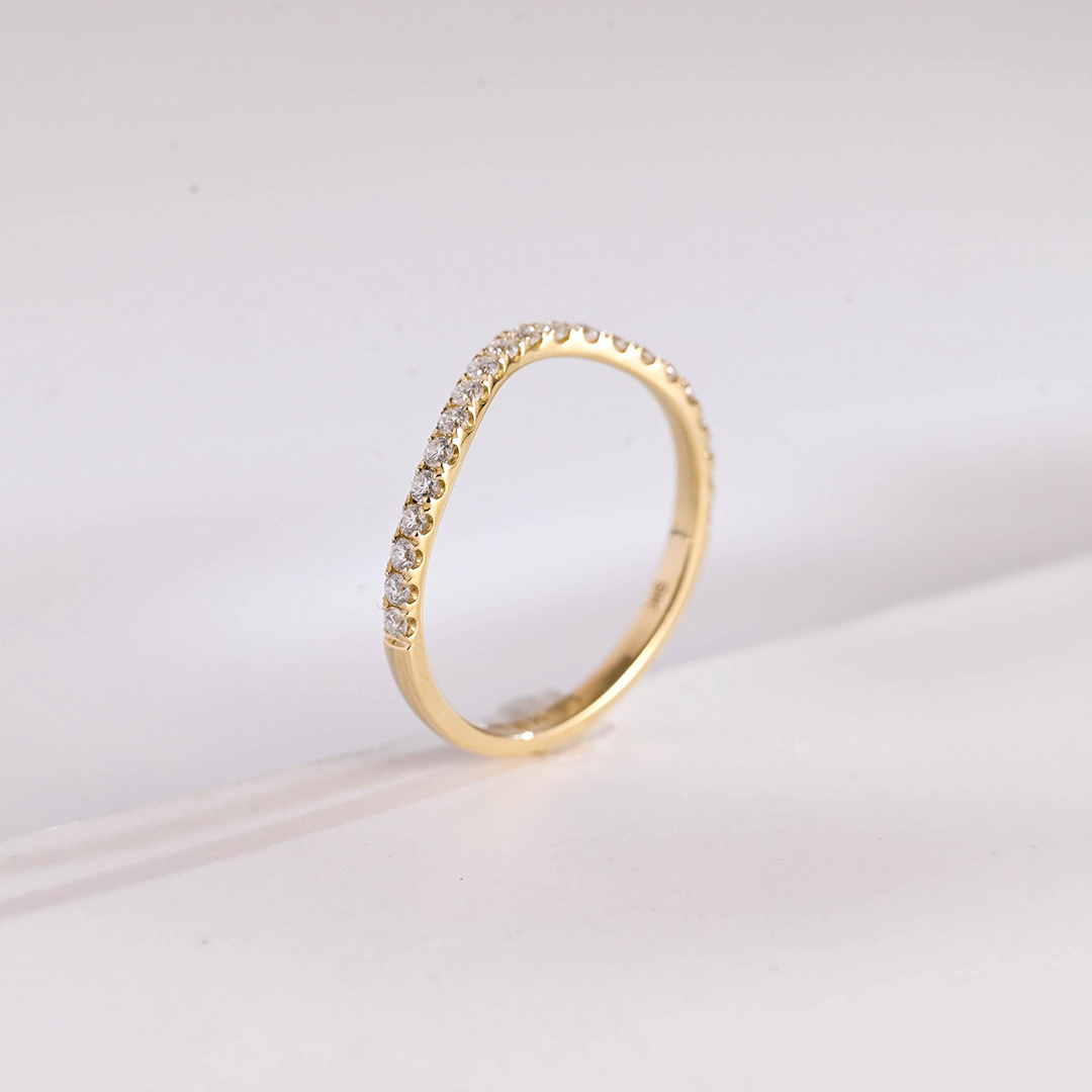A Self-Reminder Half Eternity Ring
