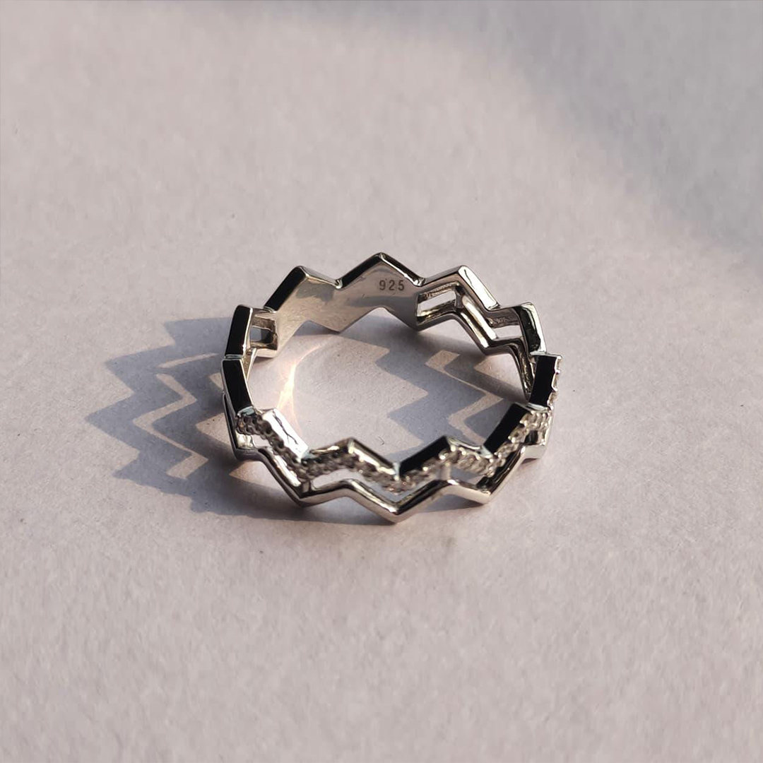 Deep Waters Faith Eternity Ring