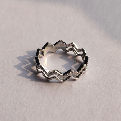 Deep Waters Faith Eternity Ring
