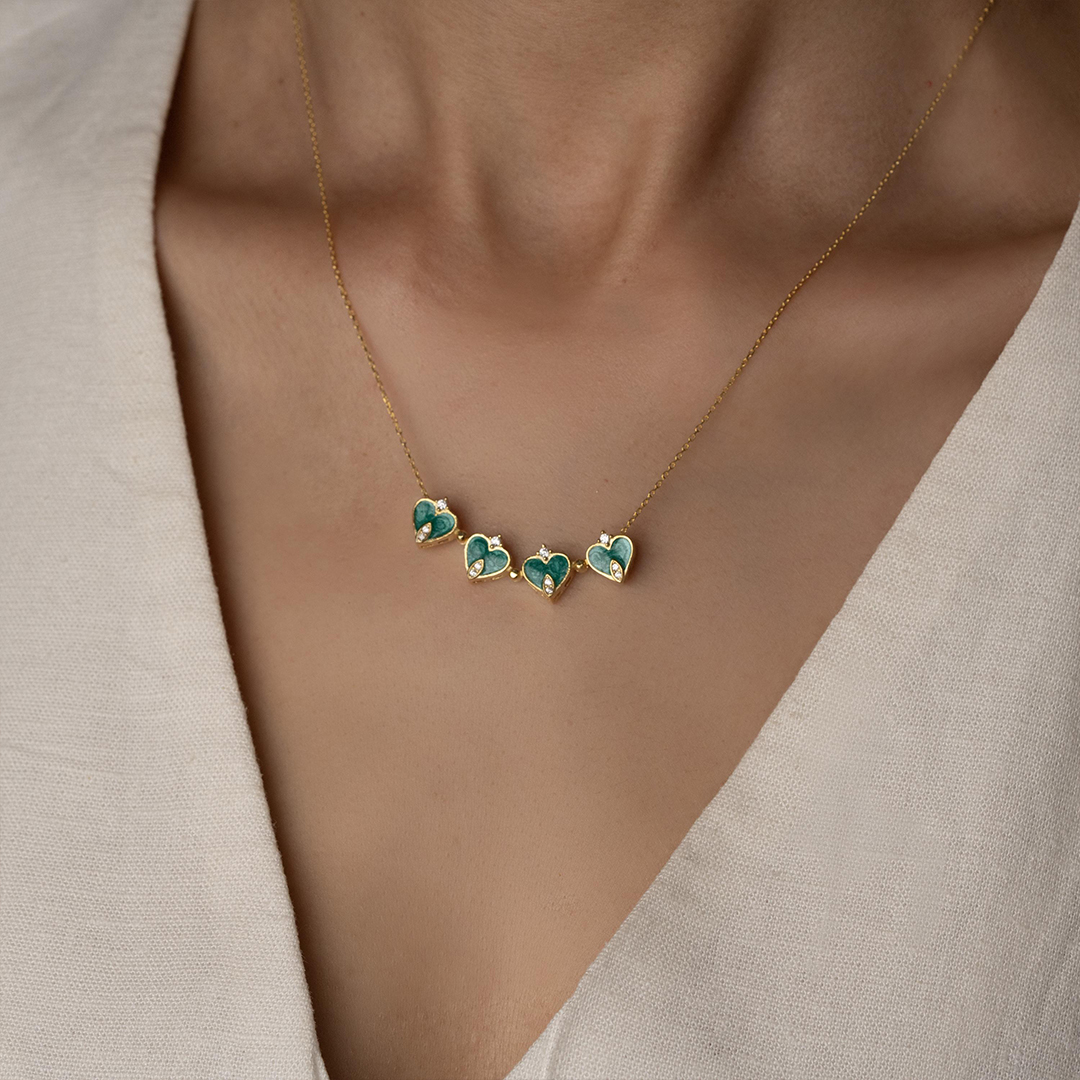 A Good Friend Is Lucky Four Leaf Clover Locket Necklace