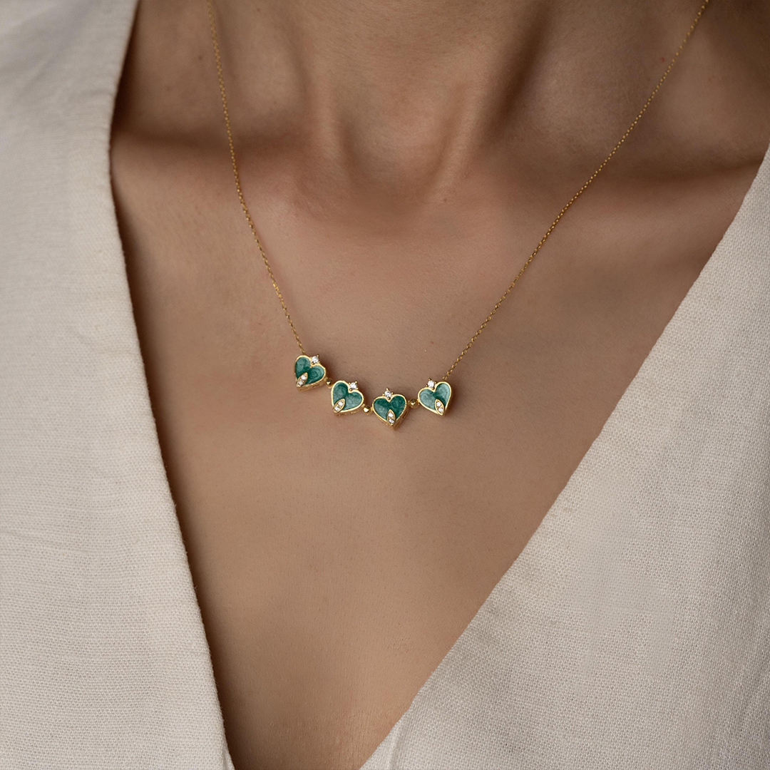 A Good Friend Is Lucky Four Leaf Clover Locket Necklace