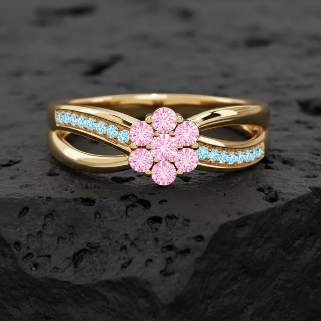 Forever My Angel Floral Ring