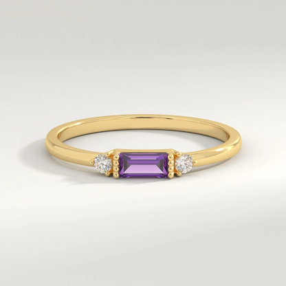 Lupus Awareness Baguette Ring