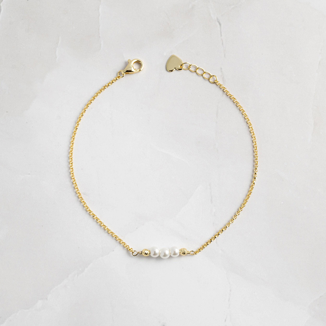 Father's Day Memorial Pearl Bracelet